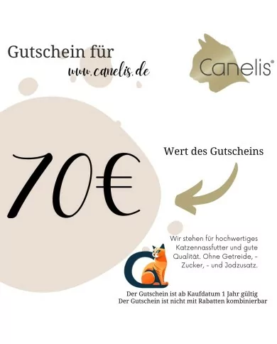 Canelis.de 70 € Gutschein