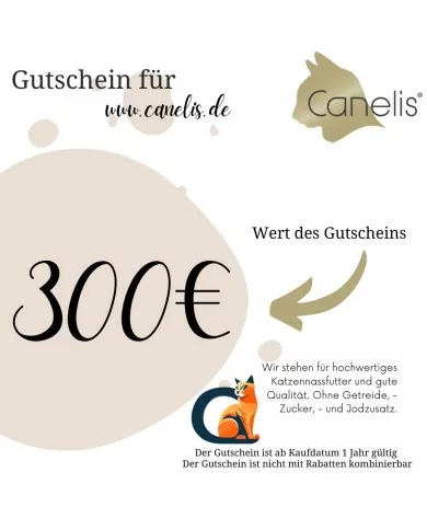 Canelis.de 300 € Gutschein