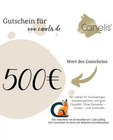 Canelis.de 500 € Gutschein