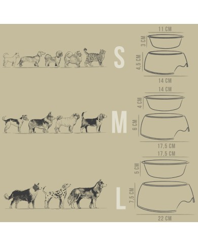 Futternapf 2er Set Malve